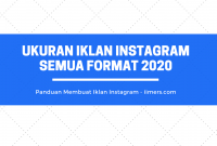 Ukuran Iklan Instagram untuk Semua Format Posting pada tahun 2020