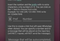 cara kirim pesan whatsapp tanpa simpan nomor